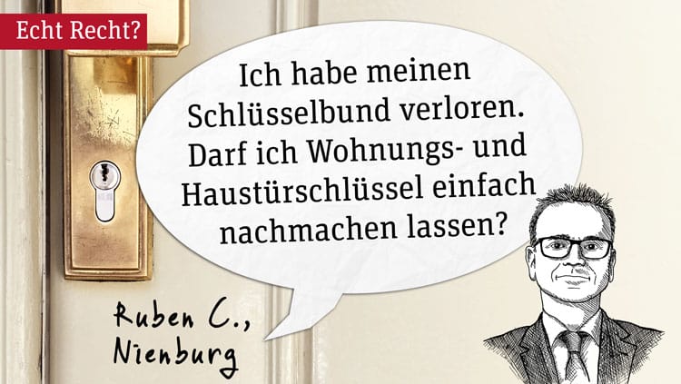 Schlüssel nachmachen – muss ich den Mieter informieren, wenn ich den Haustürschlüssel nachmache