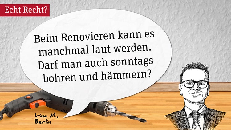 Darf man sonntags bohren?