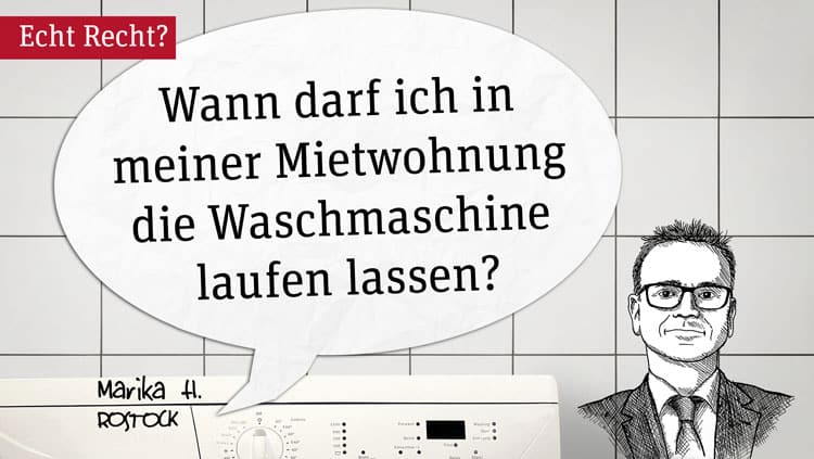 Mietrechts: Waschmaschine und Mittagsruhe – was ist erlaubt?