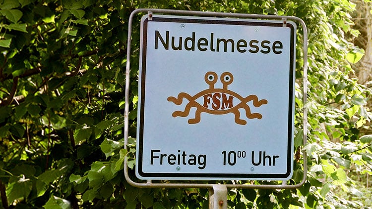 Spaghettimonster-Kirche: Nudelmesse darf nicht beworben werden